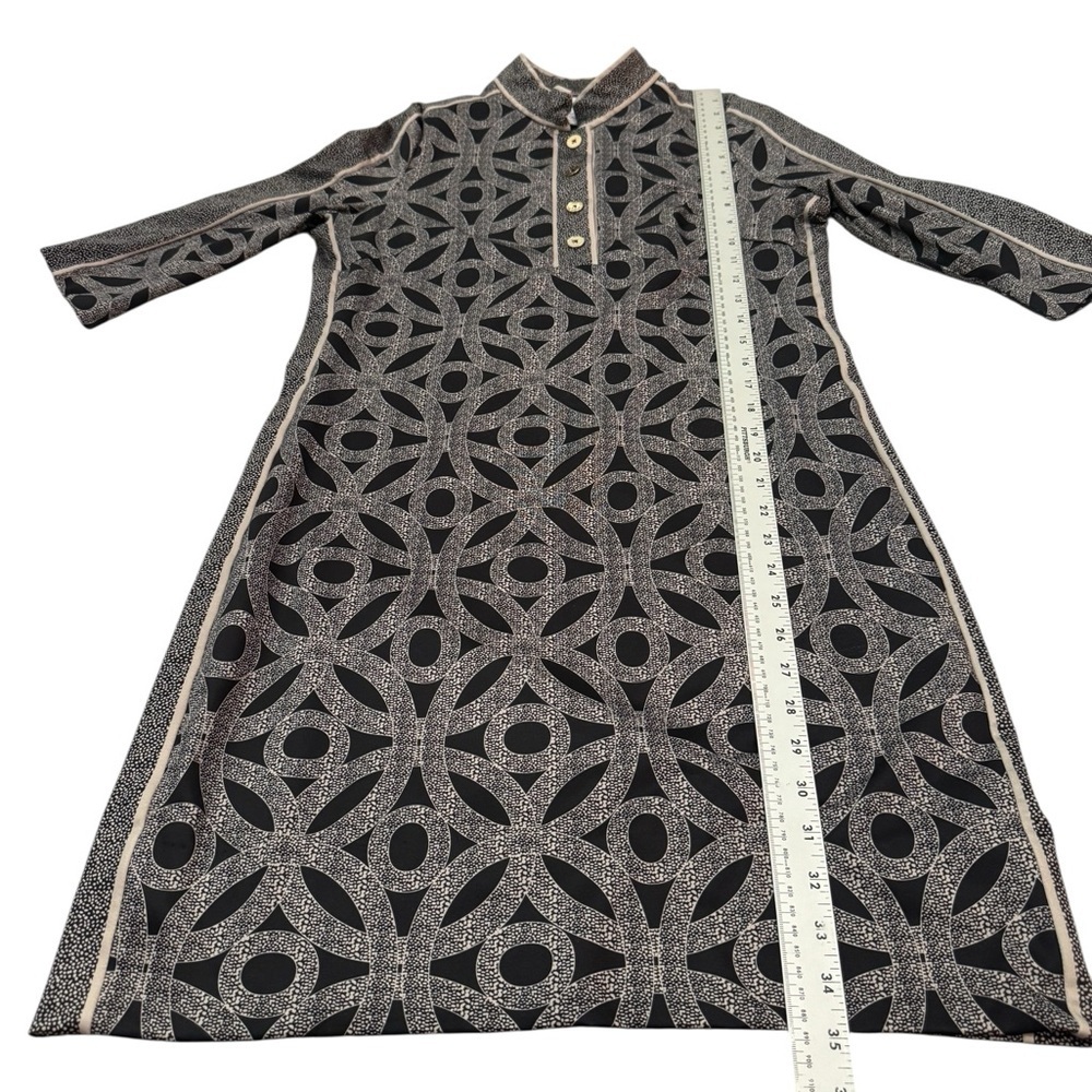 Gretchen Scott Designs Jersey Mandarin Dress Small - Picture 9 of 14